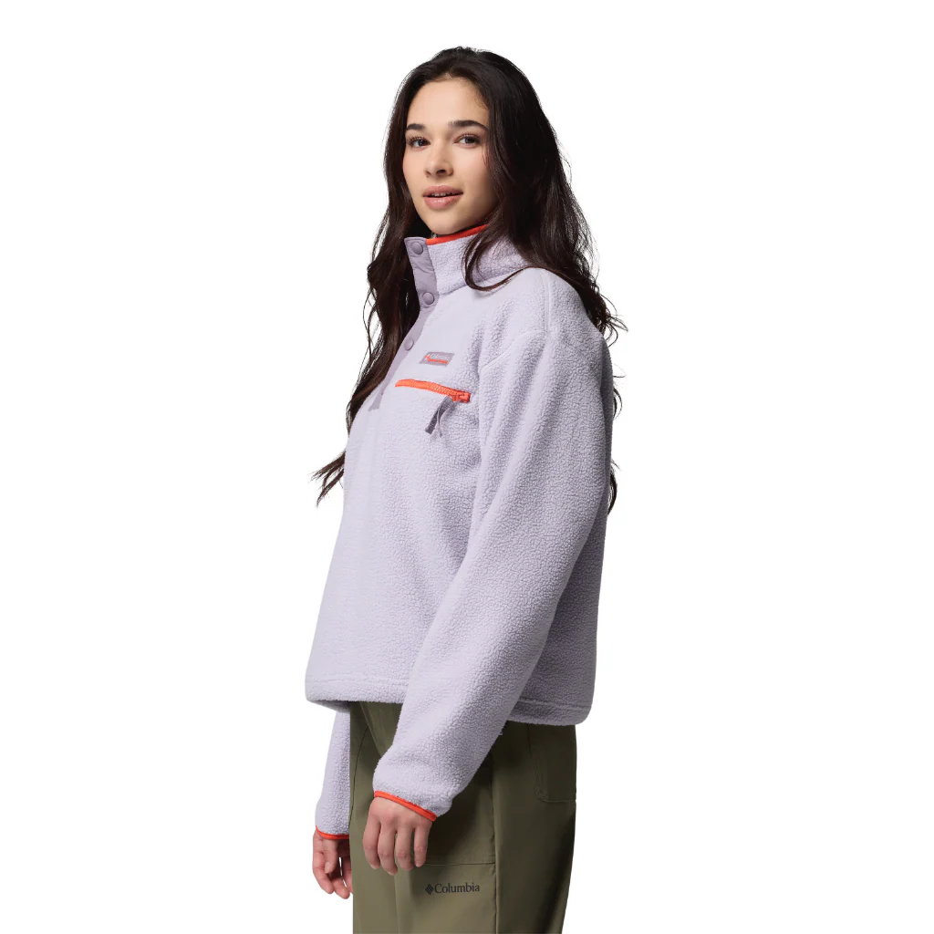 Women's Helvetia Cropped 1/2 Snap Fleece - Image 3