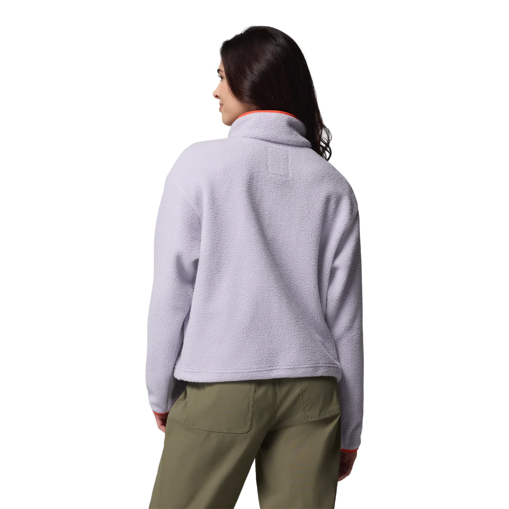 Women's Helvetia Cropped 1/2 Snap Fleece - Image 4