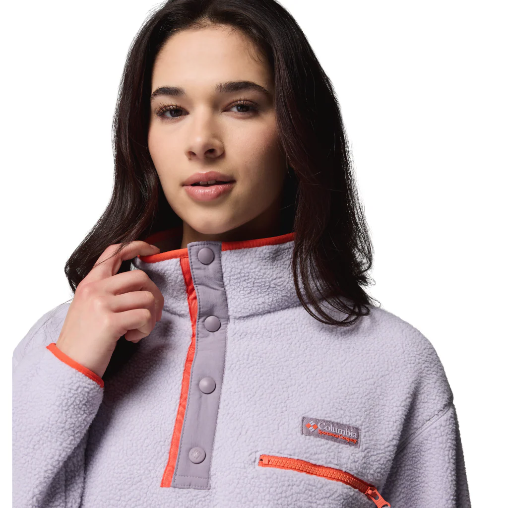 Women's Helvetia Cropped 1/2 Snap Fleece - Image 5